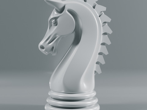 Set di pezzi degli scacchi d'élite Modello di stampa 3D