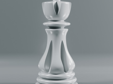 Set di pezzi degli scacchi d'élite Modello di stampa 3D