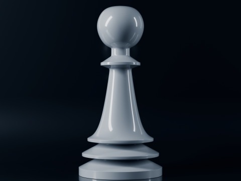 Benzersiz Satranç Taşları Seti 3D Baskı Modeli