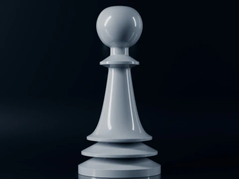 Unique Chess Pieces Set 3D Print Model