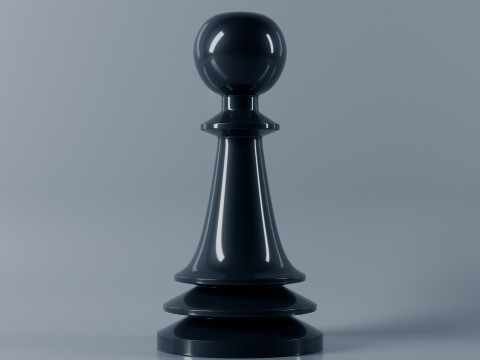 Benzersiz Satranç Taşları Seti 3D Baskı Modeli