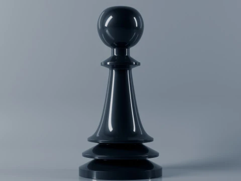 Unique Chess Pieces Set 3D Print Model