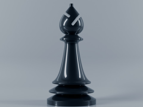 Benzersiz Satranç Taşları Seti 3D Baskı Modeli