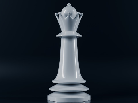 Benzersiz Satranç Taşları Seti 3D Baskı Modeli