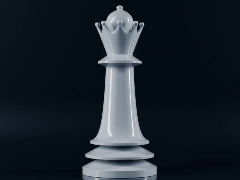 Unique Chess Pieces Set 3D Print Model