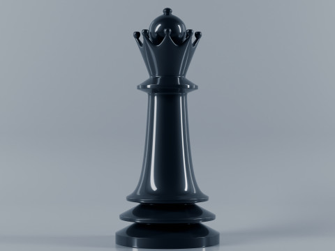 Benzersiz Satranç Taşları Seti 3D Baskı Modeli