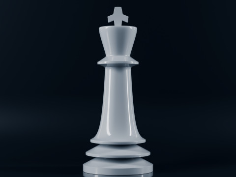 Benzersiz Satranç Taşları Seti 3D Baskı Modeli