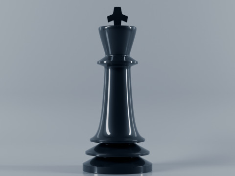 Benzersiz Satranç Taşları Seti 3D Baskı Modeli