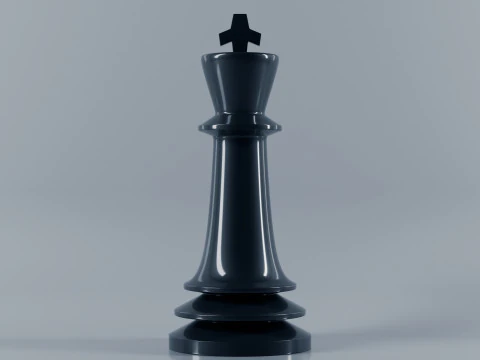 Unique Chess Pieces Set 3D Print Model