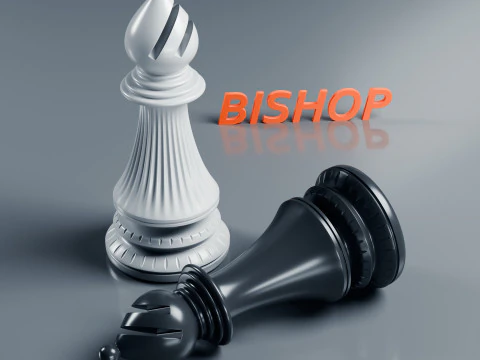 Dragons Knight Chess Pieces Set 3D Print Model