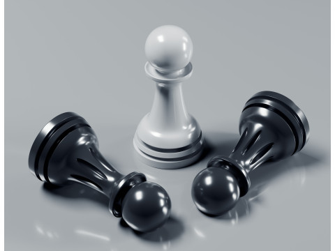 Juego de piezas de ajedrez gratis Modelo de impresión 3D