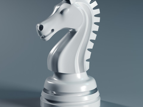 Piezas de caballero de ajedrez gratis Modelo de impresión 3D