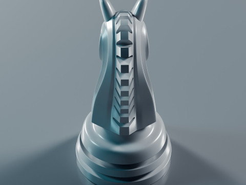 Piezas de caballero de ajedrez gratis Modelo de impresión 3D