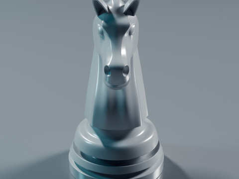 Piezas de caballero de ajedrez gratis Modelo de impresión 3D