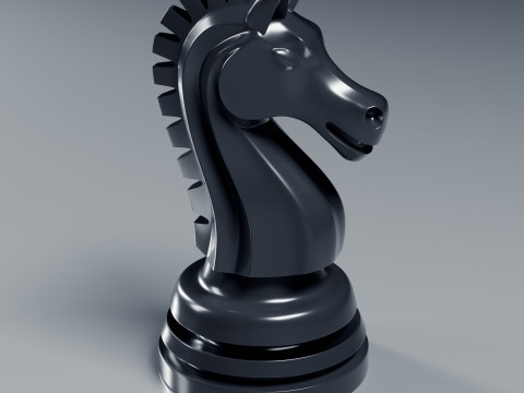 Piezas de caballero de ajedrez gratis Modelo de impresión 3D