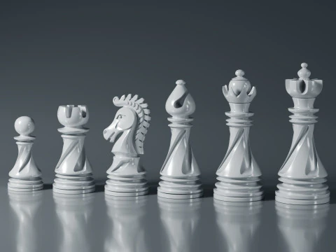 Набор фигур SpiraChess 3D Принт Модель