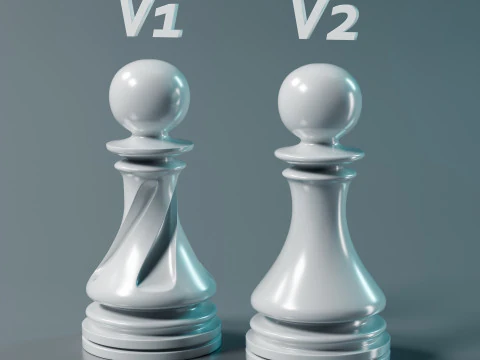Набор фигур SpiraChess 3D Принт Модель