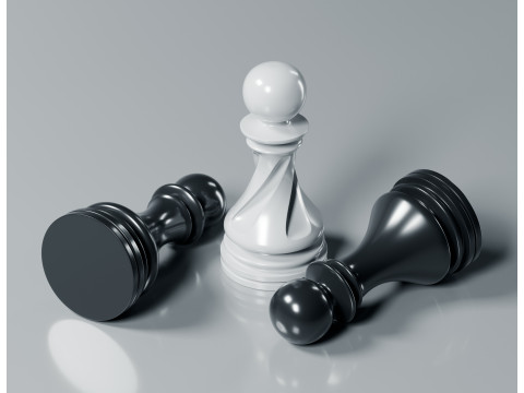 SpiraChess Pieces Set 3D Print Model