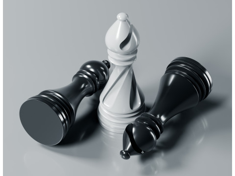 SpiraChess Pieces Set 3D Print Model