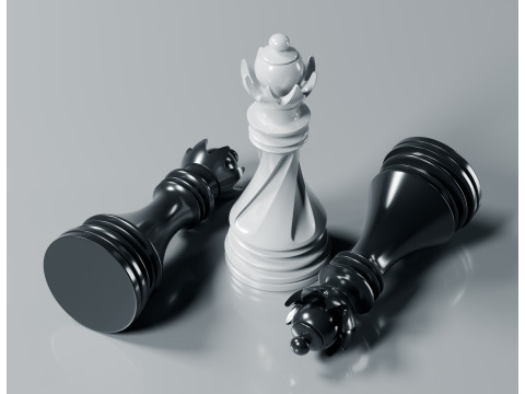 SpiraChess Pieces Set 3D Print Model