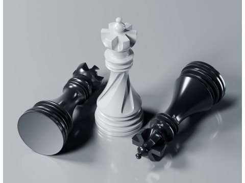 SpiraChess Pieces Set 3D Print Model