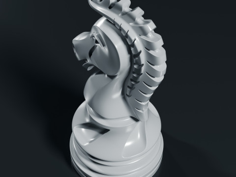 SpiraChess Pieces Set 3D Print Model