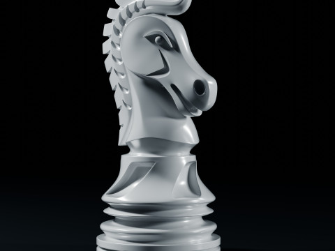 SpiraChess Pieces Set 3D Print Model