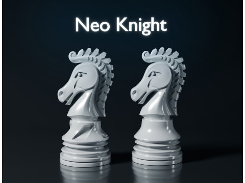 Ігровий елемент Neo Knight Chess 3D Принт Модель