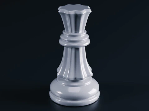 Grandmaster Elite Chess Pieces Set 3D Print Model