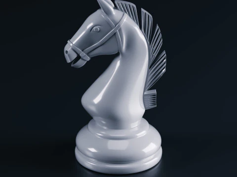 Grandmaster Elite Chess Pieces Set 3D Print Model