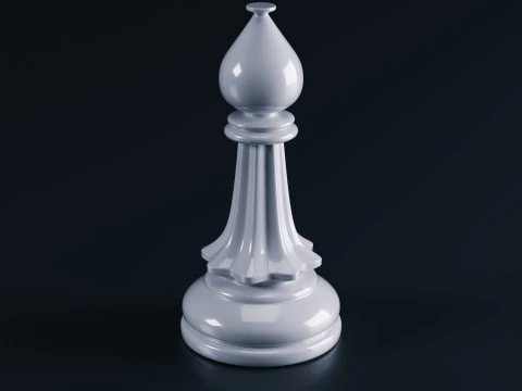 Grandmaster Elite Chess Pieces Set 3D Print Model