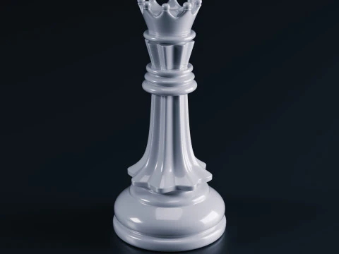 Grandmaster Elite Chess Pieces Set 3D Print Model