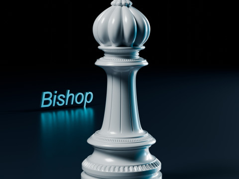 Set Bidak Catur Mughal Model Cetak 3D