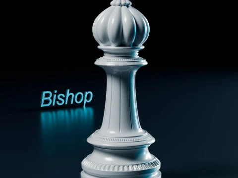 Mughals Chess Pieces Set 3D Print Model