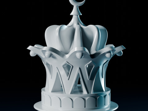 Set Bidak Catur Mughal Model Cetak 3D