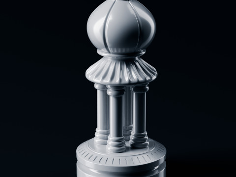 팔라티노 체스 세트 3D 프린트 모델