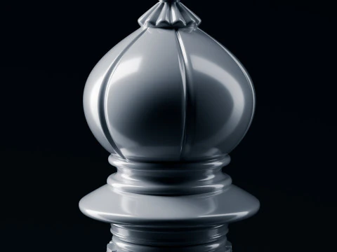 Palatine Chess Set 3D Print Model