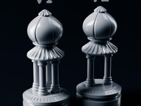 팔라티노 체스 세트 3D 프린트 모델