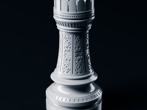 팔라티노 체스 세트 3D 프린트 모델