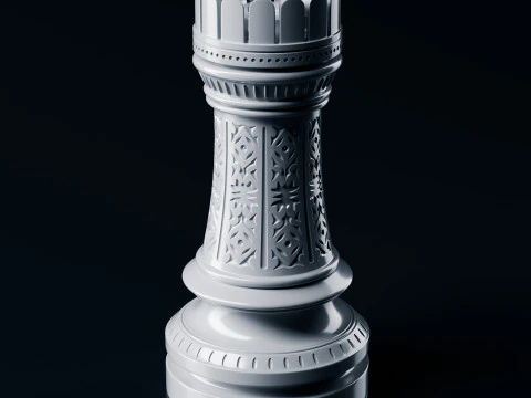Palatine Chess Set 3D Print Model