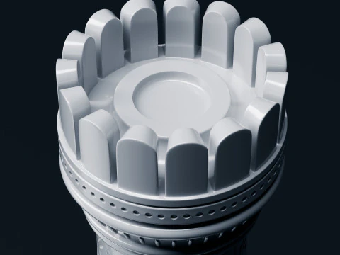 Palatine Chess Set 3D Print Model