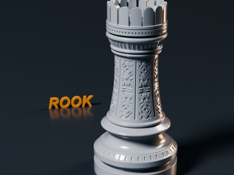 팔라티노 체스 세트 3D 프린트 모델