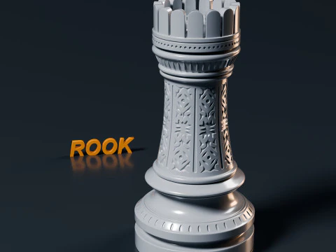 Palatine Chess Set 3D Print Model