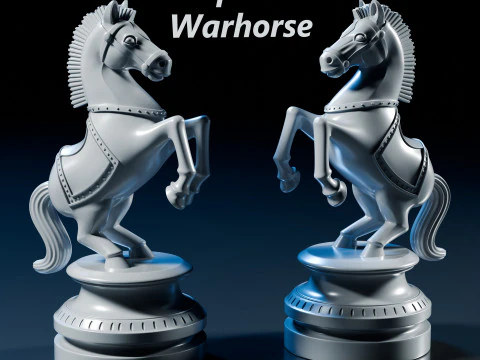 Palatine Chess Set 3D Print Model