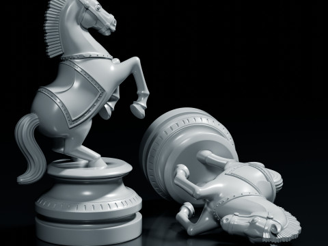 팔라티노 체스 세트 3D 프린트 모델