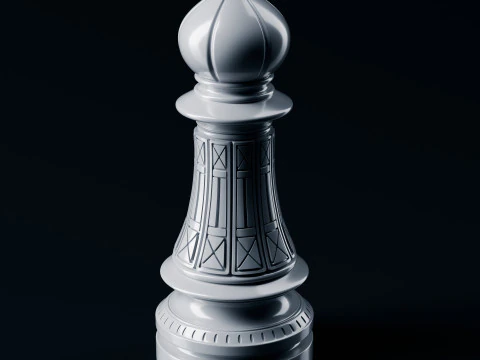Palatine Chess Set 3D Print Model