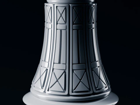Palatine Chess Set 3D Print Model