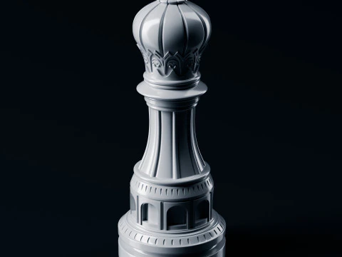Palatine Chess Set 3D Print Model