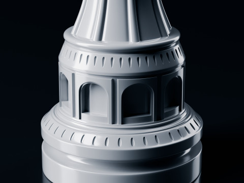 팔라티노 체스 세트 3D 프린트 모델