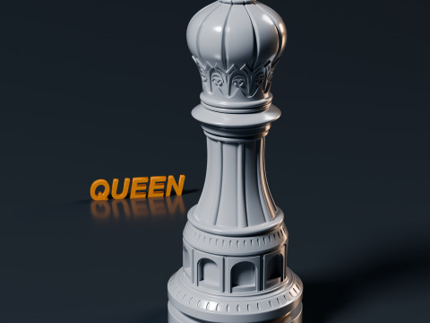 팔라티노 체스 세트 3D 프린트 모델